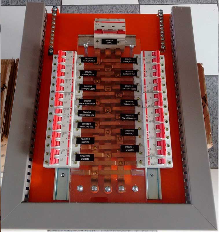 Distribuidor de painel elétrico de entrada